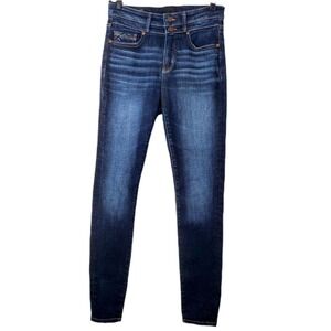 Buckle Black Fit No 75 Skinny Jeans Dark Wash High Rise 25x30 Style BBW1449S